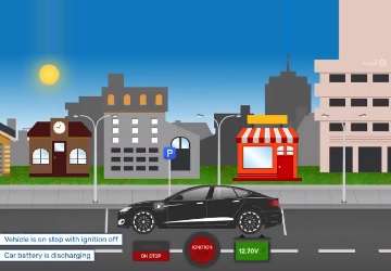 کاهش مصرف انرژی ردیاب خودرو